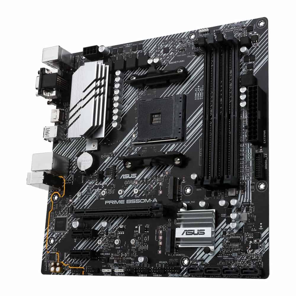 (image for) ASUS PRIME B550 AMD AM4 Micro-ATX Motherboard